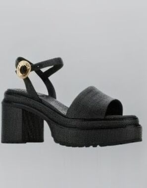 Cult Gaia EU36 US5.5/6 Platform Sole Raffia Azariah Sandals EUC Like New!